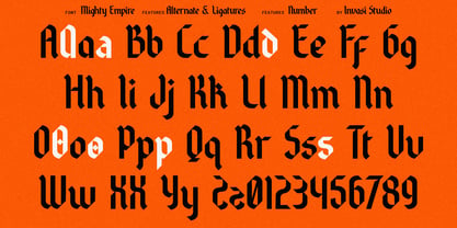 Mighty Empire Font Poster 11