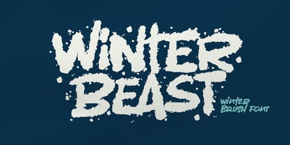 Winter Beast Font Poster 1