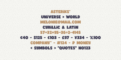 Melonie Font Poster 7