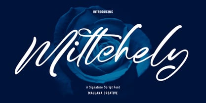 Mittchely Font Poster 1