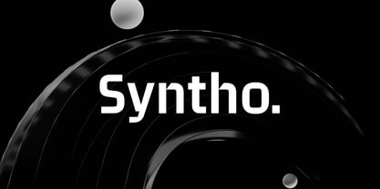 Syntho Font Poster 1