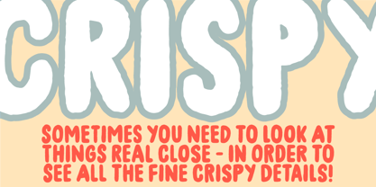 Crispy Yellow Font Poster 3