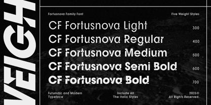 Fortusnova Font Poster 3