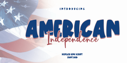 American Independence Duo Font Poster 1