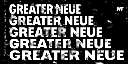 Greater Neue Font Poster 1