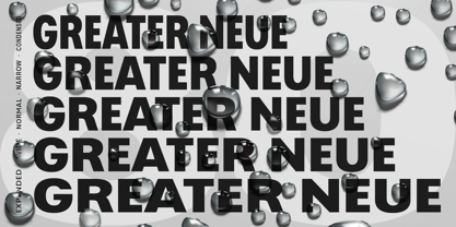 Greater Neue Font Poster 1