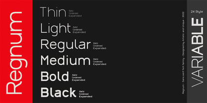 Regnum Font Poster 3