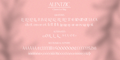 Alentzic Font Poster 10