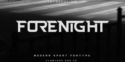 Forenight Font Poster 1