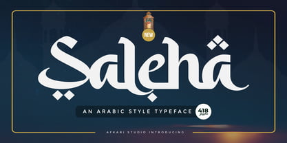 Saleha Font Poster 1