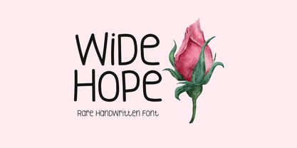 Wide Hope Font Poster 1