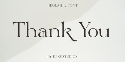 Reglarik Font Poster 12