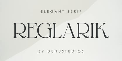 Reglarik Font Poster 2