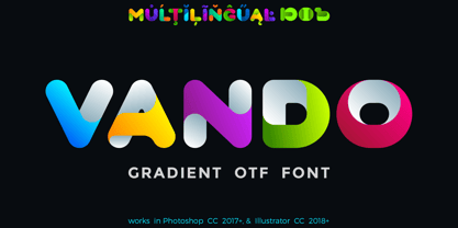 Vando Font Poster 1