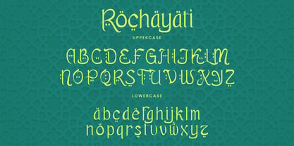 Rochayati Font Poster 6