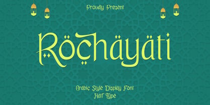 Rochayati Font Poster 1