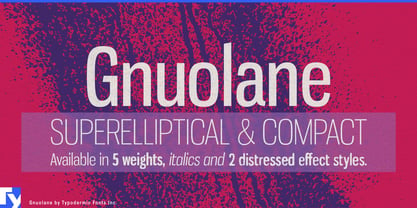 Gnuolane Font Poster 1