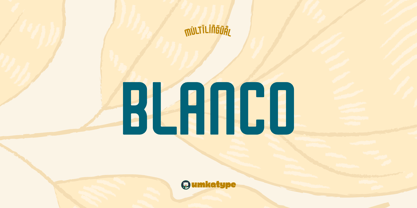 Blanco Font Poster 10