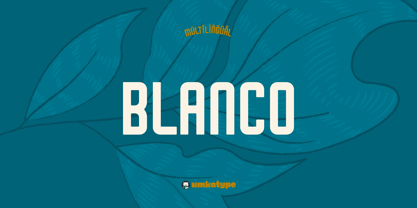 Blanco Font Poster 1