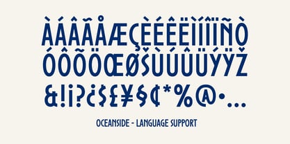 Oceanside Sans Font Poster 6