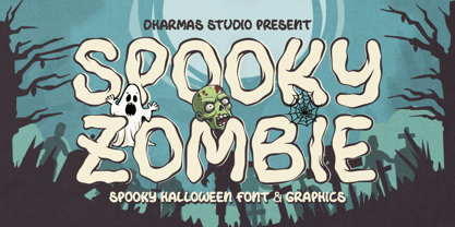Spooky Zombie Font Poster 1
