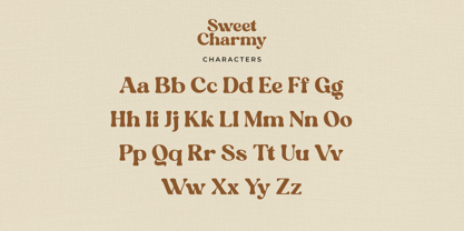 Sweet Charmy Font Poster 2