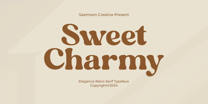 Sweet Charmy Font Poster 1