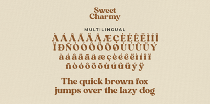 Sweet Charmy Font Poster 13