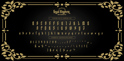 Royal Kingdom Font Poster 8