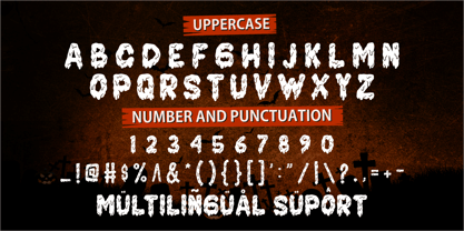 Cake Zombie Font Poster 7