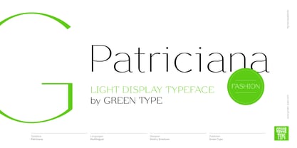 Patriciana Font Poster 1