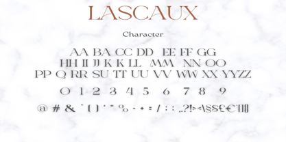 Lascaux Font Poster 7