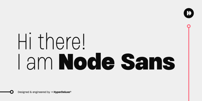 HD Node Sans Police Poster 1