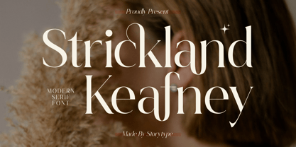 Strickland Keafney Font Poster 1