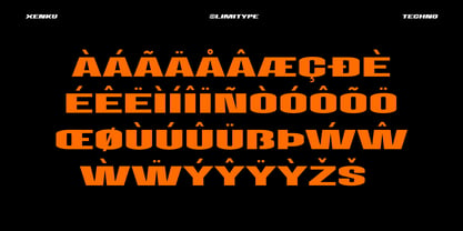 Xenku Font Poster 9