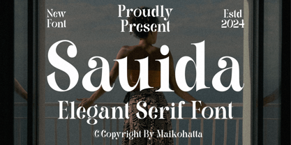 Sauida Font Poster 1