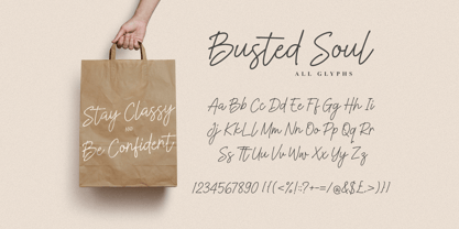 Busted Soul Font Poster 6