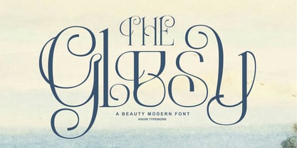 Glesy Font Poster 1