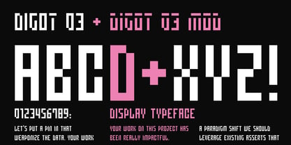 Digot 03 Font Poster 2