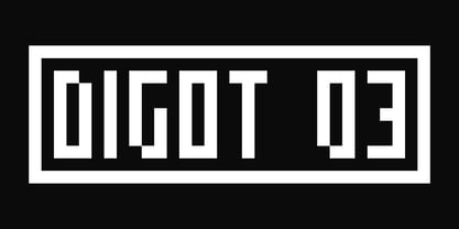 Digot 03 Font Poster 1