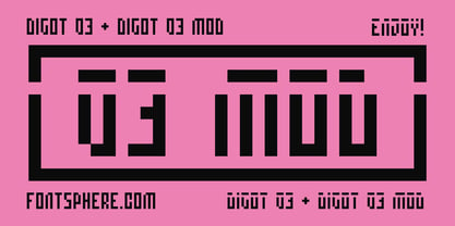 Digot 03 Font Poster 4