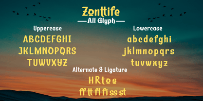 Zonttife Font Poster 8