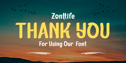 Zonttife Font Poster 10