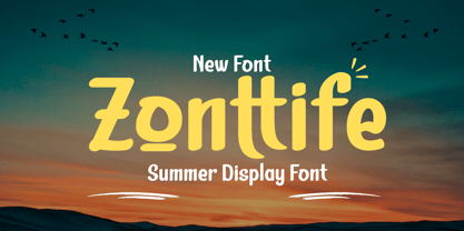 Zonttife Font Poster 1