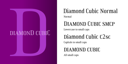 Diamond Cubic Fuente Póster 5