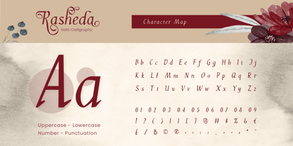 Rasheda Font Poster 2