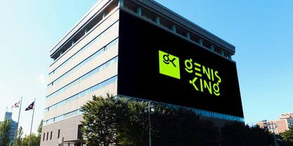 Genis King Font Poster 5