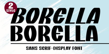 Borella Font Poster 1
