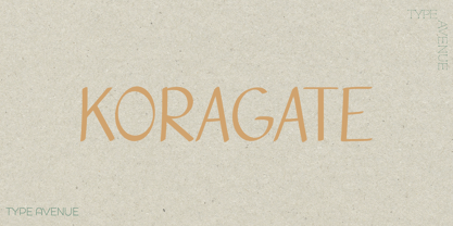 Koragate Font Poster 1