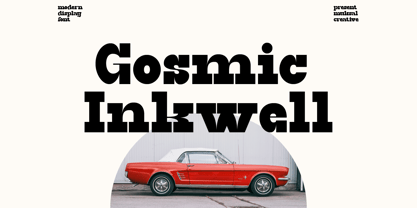 Gosmic Inkwell Font Poster 1